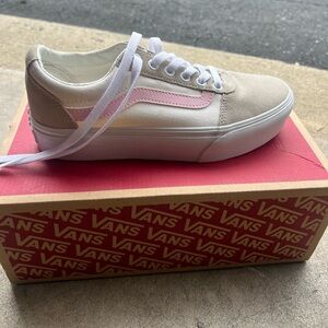 Vans platform color block shoe